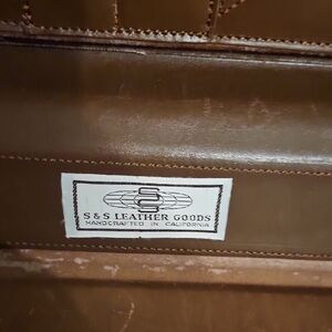 Men's Brown genuine learher Bag